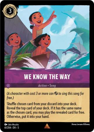We Know the Way - 061/204 - Rare Cold Foil