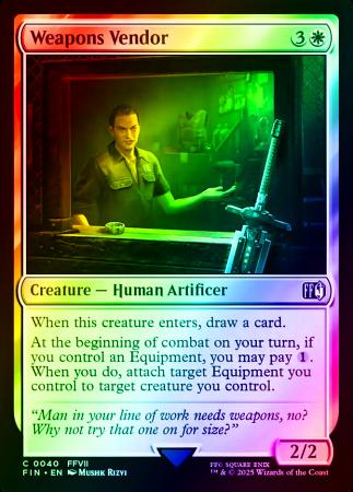 Weapons Vendor - 0040 - Foil