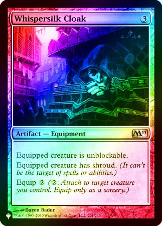 Whispersilk Cloak (M11) - 221 - Foil