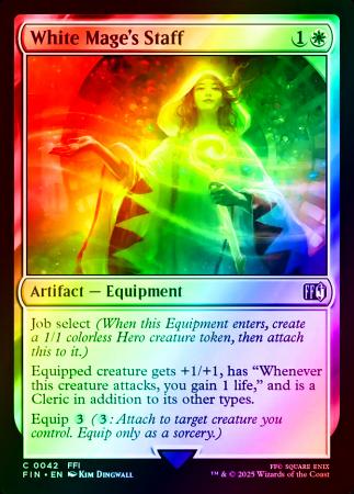White Mage's Staff - 0042 - Foil