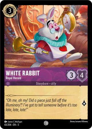 White Rabbit - Royal Herald - 043/204 - Common Cold Foil