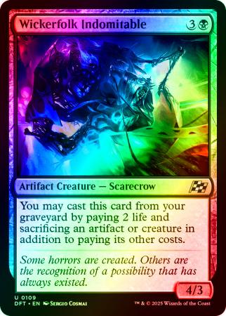 Wickerfolk Indomitable - 0109 - Foil