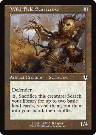 Wild-Field Scarecrow (Retro Frame) - 0447