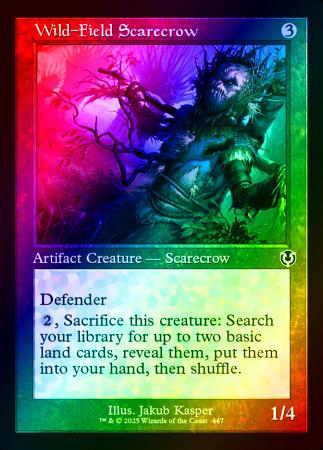 Wild-Field Scarecrow (Retro Frame) - 0447 - Foil
