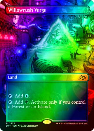 Willowrush Verge (Borderless) - 0375 - Foil