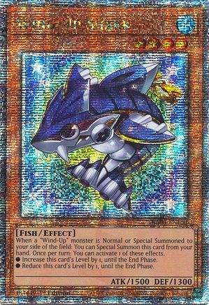 Wind-Up Shark (Quarter Century Secret Rare) (RA04-EN180) - Quarter Century Stampede Quarter Century Secret Rare 1st Edition