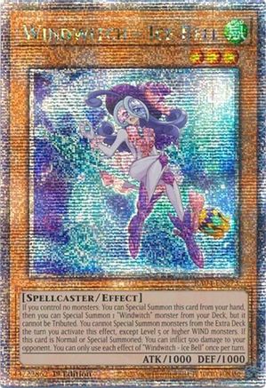 Windwitch - Ice Bell (Quarter Century Secret Rare) (RA04-EN273) - Quarter Century Stampede Quarter Century Secret Rare 1st Edition