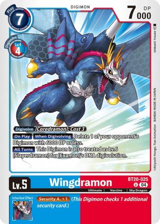 Wingdramon - BT20-025 U - Uncommon