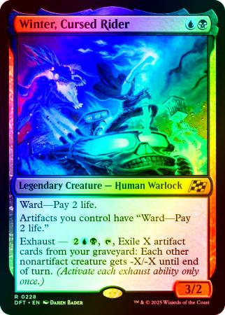 Winter, Cursed Rider - 0228 - Foil