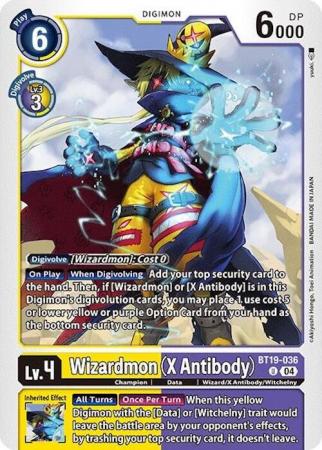 Wizardmon (X Antibody) - BT19-036 U - Uncommon