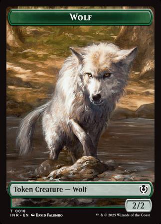 Wolf (0018) // Emblem - Arlinn, Embraces by the Moon Double-Sided Token - 18 // 23