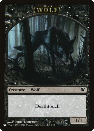 Wolf // Cat Double-Sided Token - 6 // 11