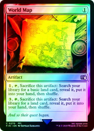 World Map - 0270 - Foil