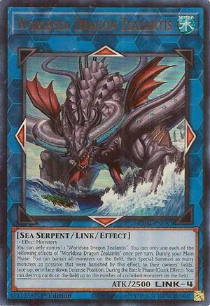 Worldsea Dragon Zealantis (UR) (RA04-EN082) - Quarter Century Stampede Ultra Rare 1st Edition
