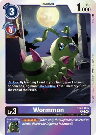 Wormmon - BT20-065 R - Rare