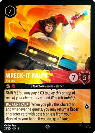 Wreck-It Ralph - Big Lug - 024/204 - Super Rare Cold Foil