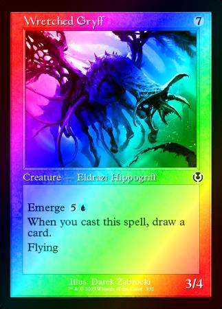 Wretched Gryff (Retro Frame) - 0332 - Foil