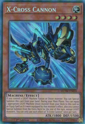 X-Cross Cannon (CR) (MZTM-EN018) - Maze of the Master Collector's Rare 1st Edition