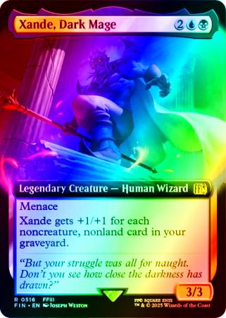 Xande, Dark Mage (Extended Art) - 0516 - Foil
