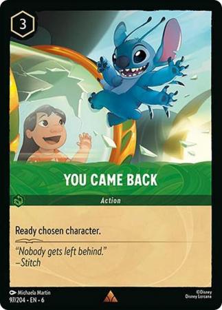 You Came Back - 97/204 - Rare