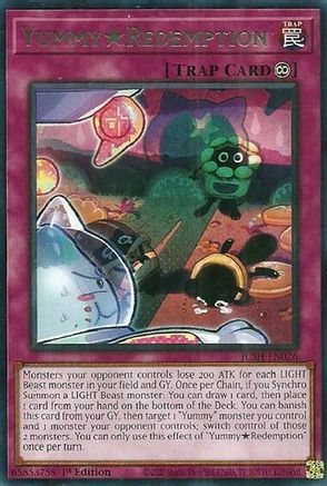 YummyRedemption (JUSH-EN026) - Justice Hunters Rare 1st Edition