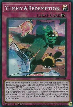 YummyRedemption (Super Rare) (JUSH-EN026) - Justice Hunters Super Rare 1st Edition