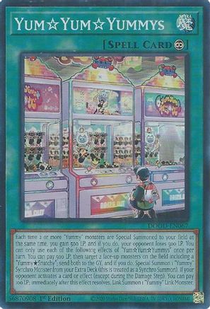 YumYumYummys (DOOD-EN067) - Doom of Dimensions Super Rare 1st Edition
