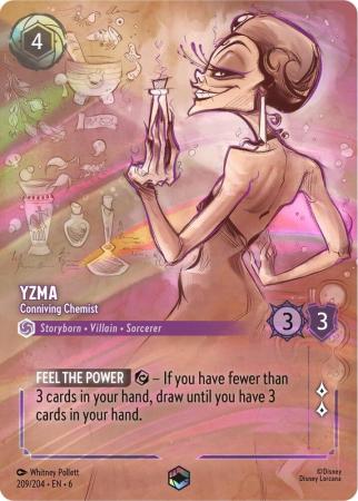 Yzma - Conniving Chemist (Alternate Art) - 209/204 - Enchanted Holofoil
