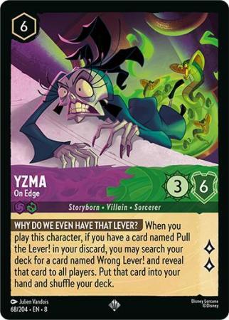 Yzma - On Edge - 068/204 - Super Rare