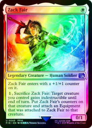 Zack Fair - 0045 - Foil