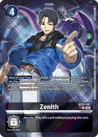Zenith (Alternate Art) - BT21-087 R - Rare