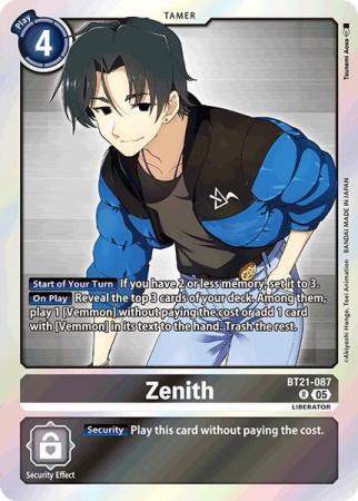 Zenith - BT21-087 R - Rare