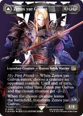 Zenos yae Galvus (Borderless) (Surge Foil) - 0529 - Foil