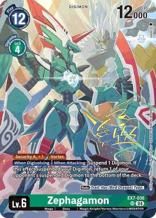 Zephagamon (Rare Pull) - EX7-036 SR - Super Rare