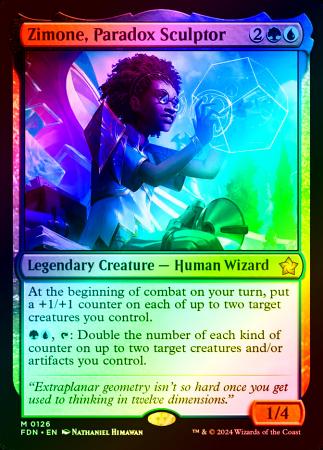 Zimone, Paradox Sculptor - 0126 - Foil