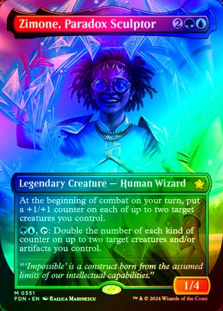 Zimone, Paradox Sculptor (Borderless) - 0351 - Foil