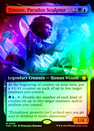 Zimone, Paradox Sculptor (Extended Art) - 0483 - Foil