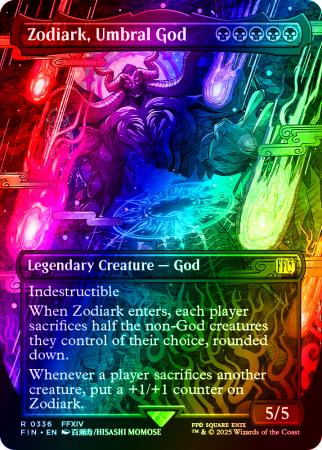 Zodiark, Umbral God (Borderless) - 0336 - Foil