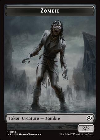 Zombie (0010) // Blood Double-Sided Token - 10 // 21