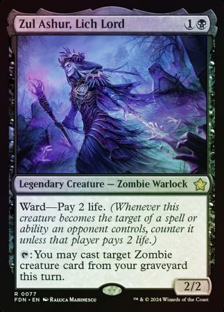 Zul Ashur, Lich Lord - 0077 - Foil