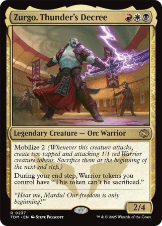 Zurgo, Thunder's Decree - 0237