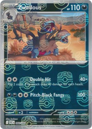 Zweilous (Master Ball Pattern) - 066/086 - Common Reverse Holo